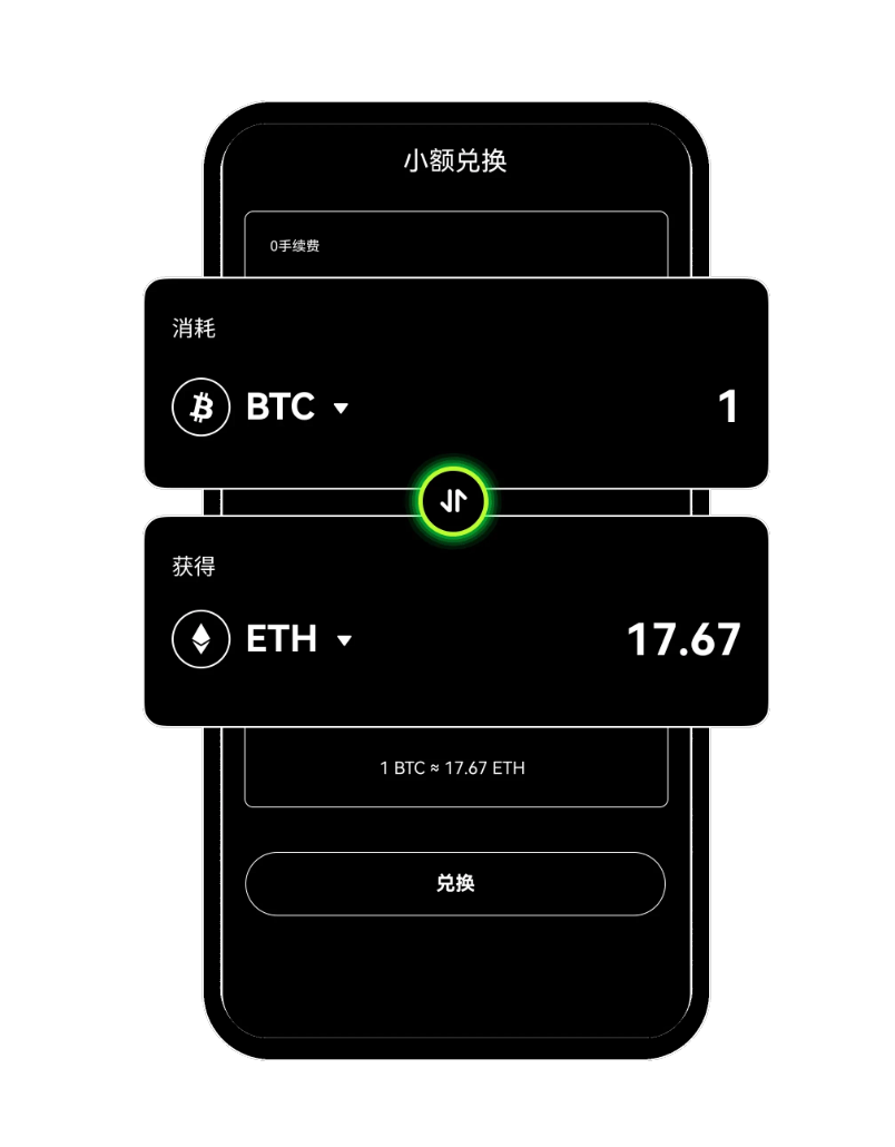 用户在OK交易平台APP中进行Web3钱包资产管理